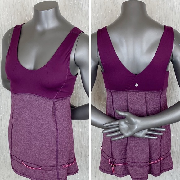 lululemon athletica Tops - Lululemon | Plum Hustle & Bustle Tank 8